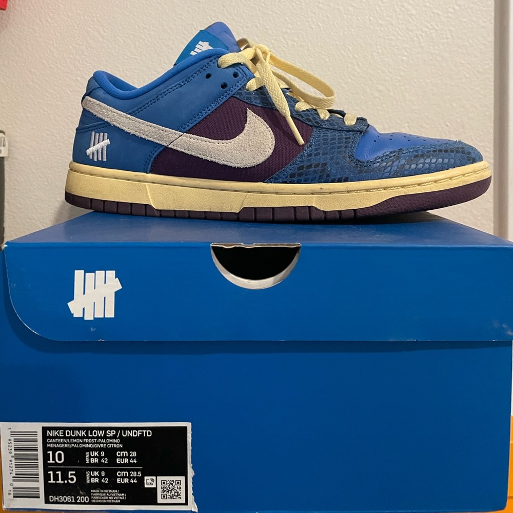 Undefeated Dunks 5 on it